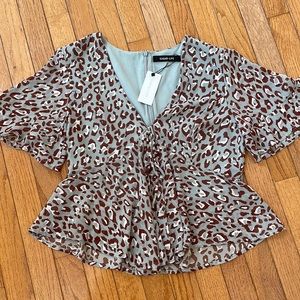Animal Print Blouse